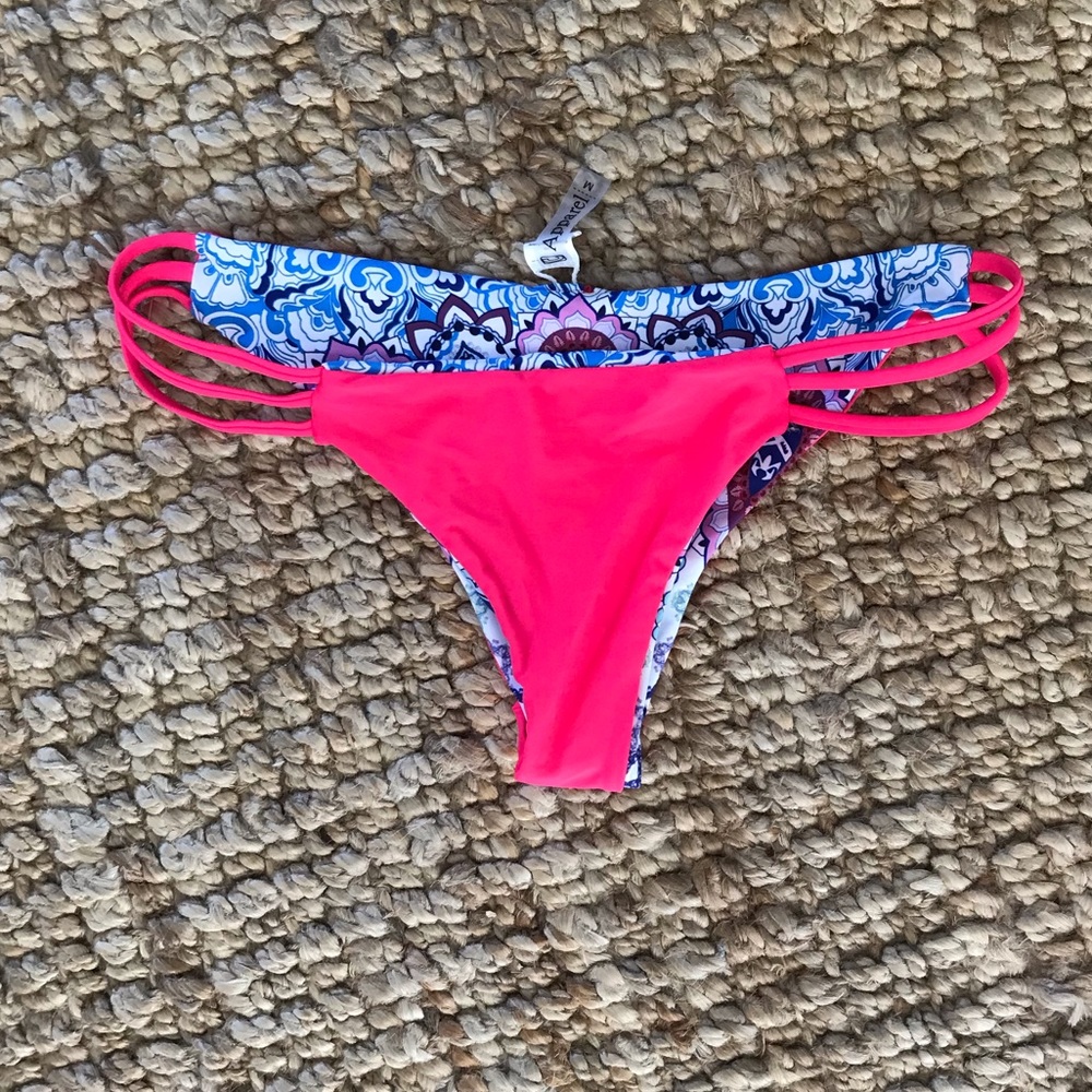 Hot pink bikini bottoms